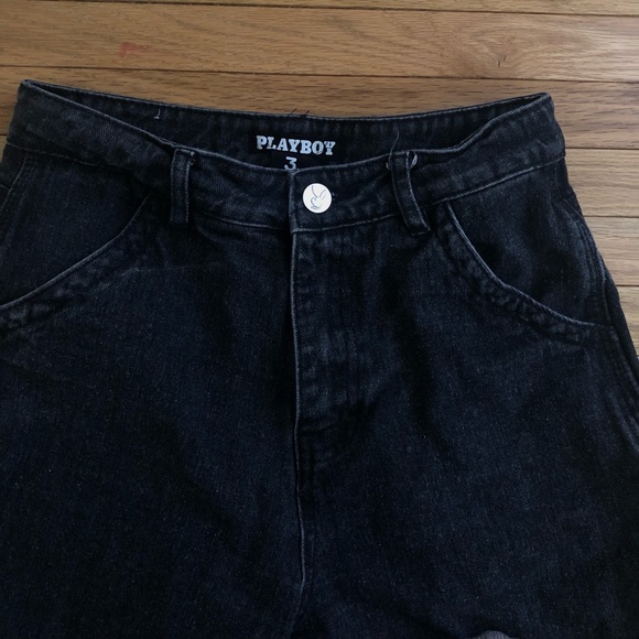 Black PLAYBOY jeans size 3 - Picture 3 of 5